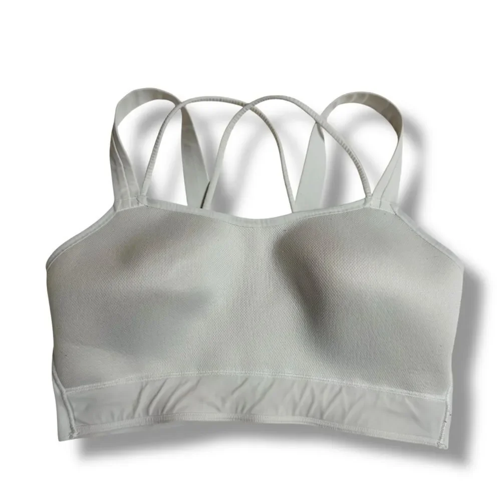 Lululemon Like a Cloud Bra White No Size Pilates Princess Athleisure Core